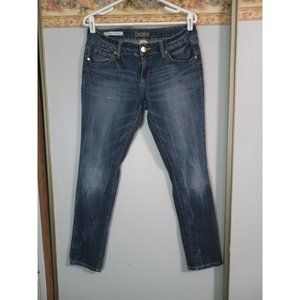 Decree 30 11 Dark Wash Denim Super Skinny Mid Rise Casual Outdoor Boho Jeans